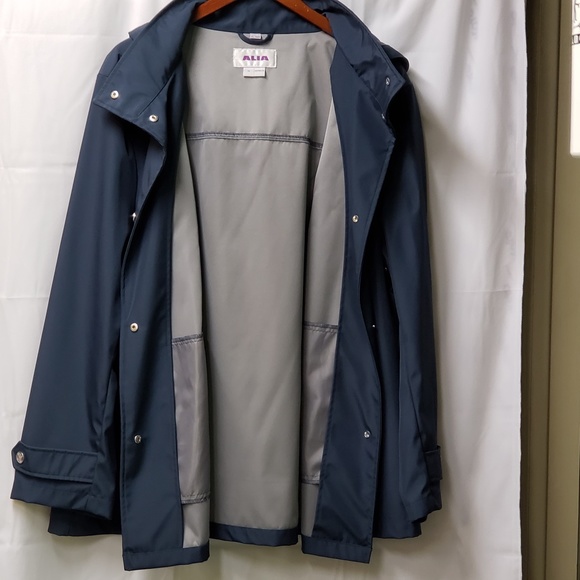 ALIA  Blue Hooded Jacket - Picture 3 of 7